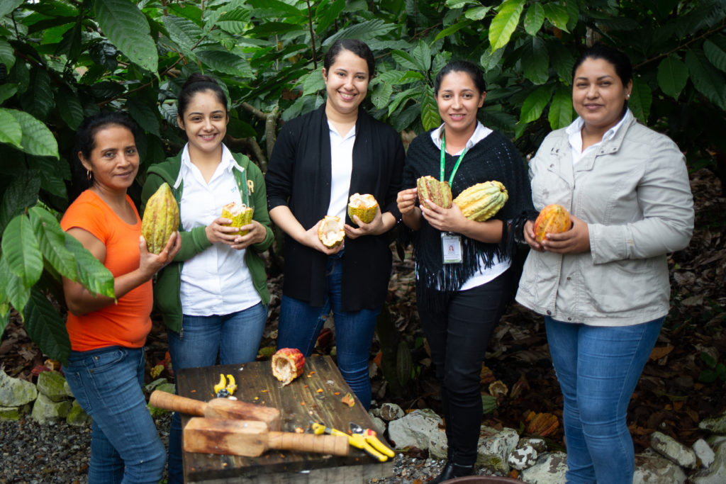 Lavoratrici della fabbrica del cioccolato Xol, Haonduras, cooperativa Coagricsal