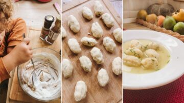 Gnocchi di semolino in brodo