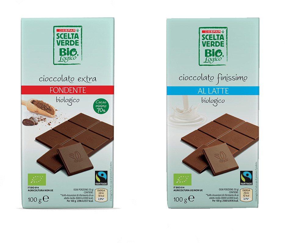 Cioccolate Scelta Verde Bio Despar
