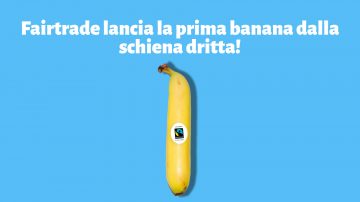 Fairtrade lancia la prima banana dritta