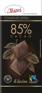 Cioccolato PAM certificato Fairtrade fondente 85%