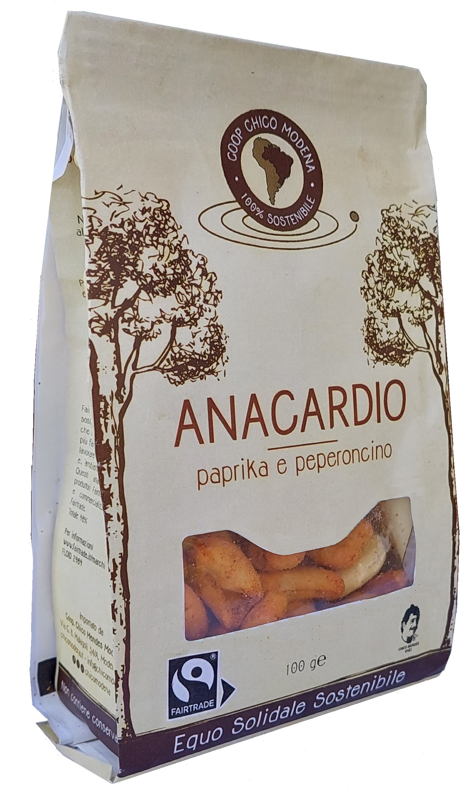 Anacardi Equosolidali con Paprika e Peperoncino