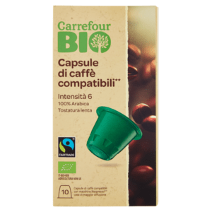 caffè bio fairtrade in capsule compatibili