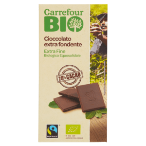 cioccolato fairtrade extra fondente