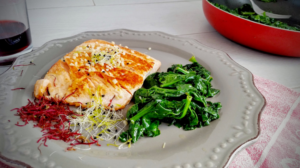 Filetto di salmone al miele millefiori