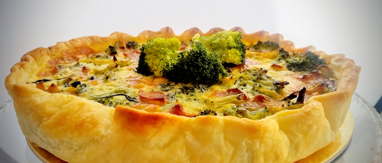 Quiche ai broccoli e salsiccia