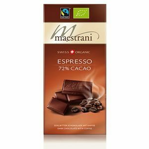 Cioccolato fondente 72% al caffè bio