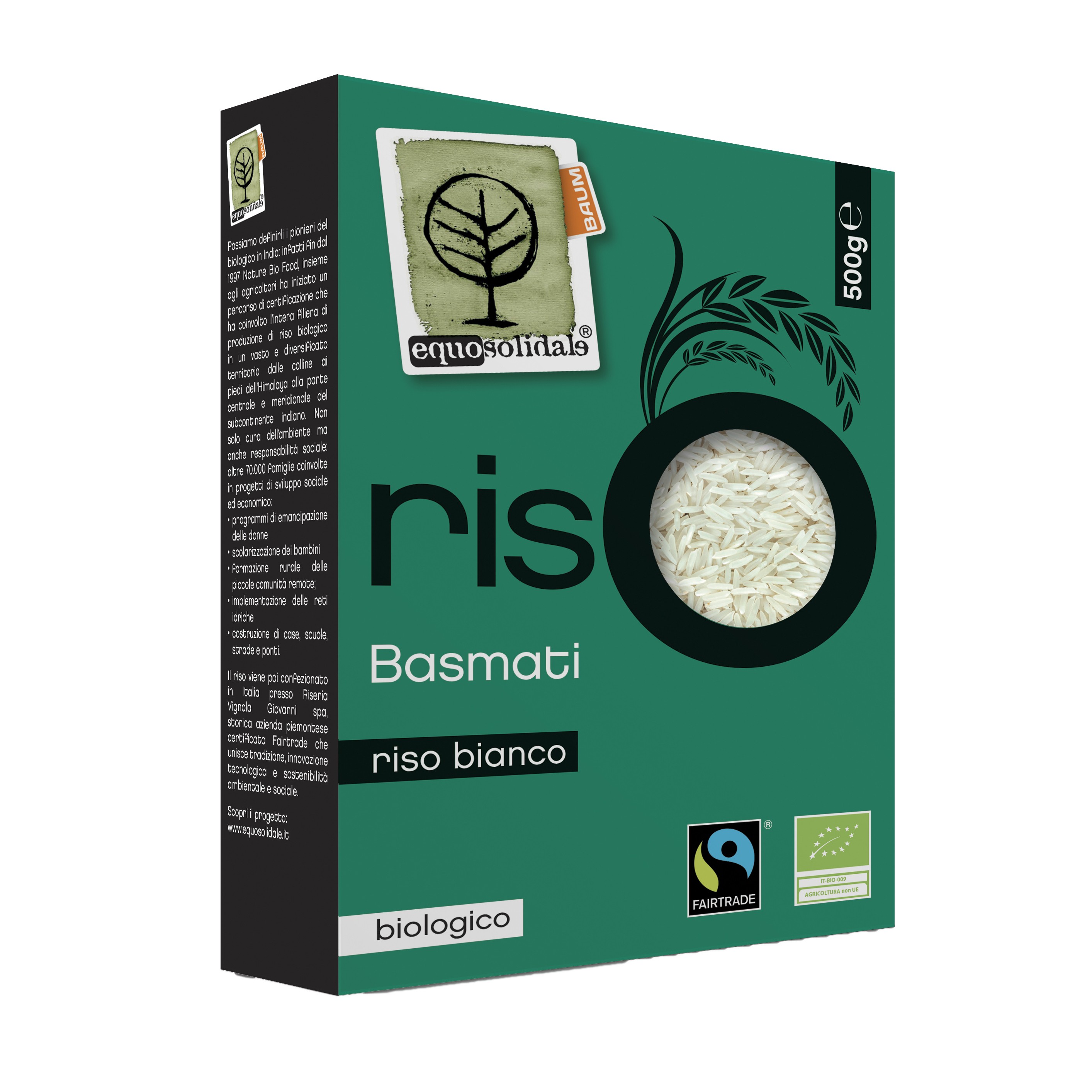 riso bianco bio fairtrade